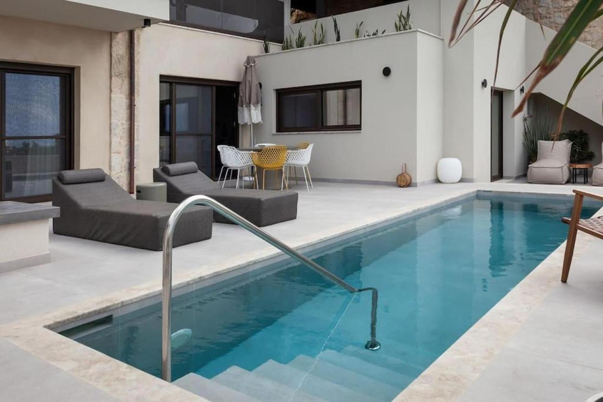 Orama Luxury Suite 3 Bedrooms With Private Pool Hersonissos  Bagian luar foto