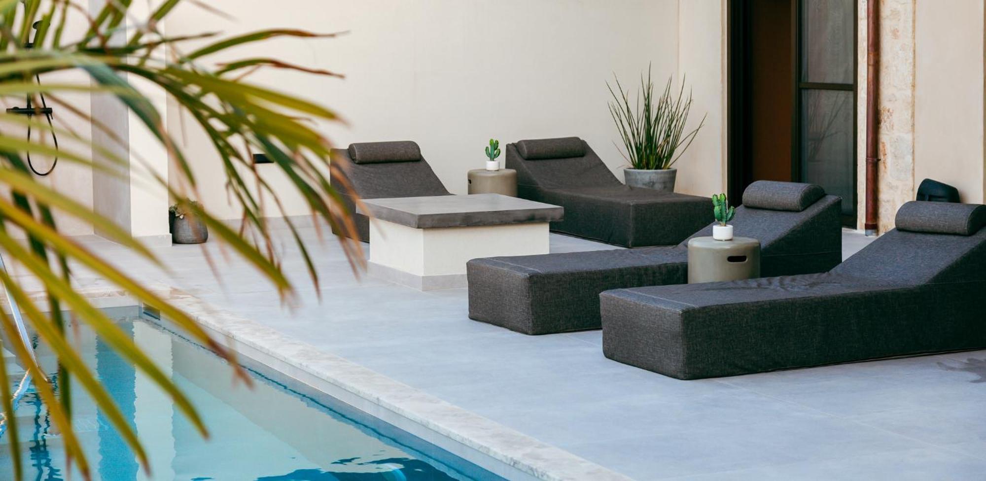 Orama Luxury Suite 3 Bedrooms With Private Pool Hersonissos  Bagian luar foto