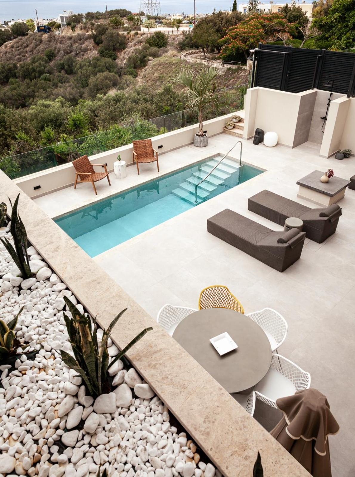 Orama Luxury Suite 3 Bedrooms With Private Pool Hersonissos  Bagian luar foto